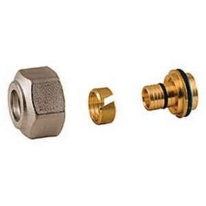 R179 Adattatore per tubi in plastica R179X041 16 x (16 x 1,5) GIACOMINI