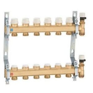 6626L5 Gruppo collettori con valvole di intercettazione 1" X10 3/4" CALEFFI - immagine 1