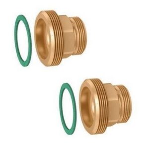 559002 Coppia di raccordi con guarnizione serie 550 e 559 1 1/2'' Mx1''M CALEFFI - immagine 1