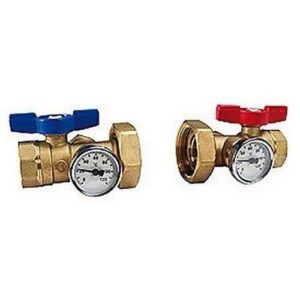 R287M Valvole a sfera con calotte e accessori R287MY005 1"F x 1 1/2"F GIACOMINI - immagine 1