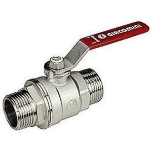 R253DL Valvola con attacchi M-M maniglia a leva R253LX006 1 1/4" GIACOMINI - immagine 1