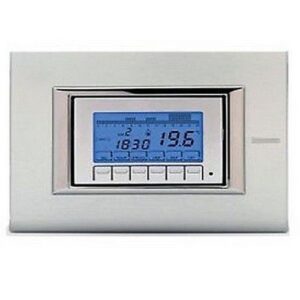 K490I CRONOTERMOSTATO AMBIENTE SETTIMANALE, DA INCASSO K490IY002 GIACOMINI