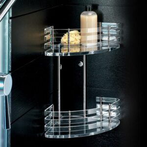 1323NR-NNN Angolare doccia in plexiglass nero FORBOX TL BATH - immagine 1