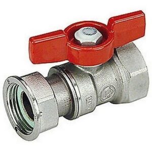 R251P Valvola attacchi F-F R251PX003 1/2"F x calotta 3/4"F GIACOMINI - immagine 1