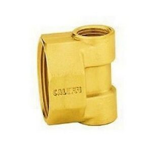 599473 1 1/4" F x 1/2" F x 3/8" F Raccordo a doppio attacco radiale. CALEFFI - immagine 1