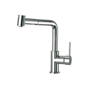 145609 Miscelatore lavello con bocca girevole e doccetta estraibile EURORAMA