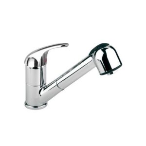 14600 Miscelatore lavello con bocca girevole e doccetta estraibile EURORAMA