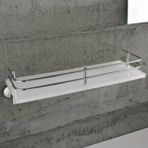 1511-C Mensola con ringhiera cromata RIVIERA TL BATH - immagine 1