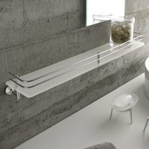 1513-C Mensola 60cm con ringhiera cromata RIVIERA TL BATH - immagine 1