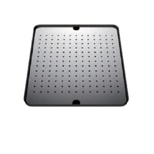 1513485 Vassoio sintetico con ripiano forato inox  BLANCO