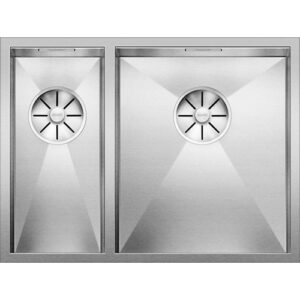 1517255 Lavello sottotop acciaio inox satinato lucido 545x400mm ZEROX 340/180-U Vasca Dx  BLANCO