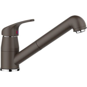 1517740 Miscelatore canna lunga con doccetta estraibile DARAS-S Caffè BLANCO - immagine 1