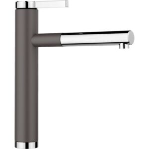 1518804 Miscelatore a canna alta con doccetta estraibile LINEE-S Grigio Roccia / Cromato BLANCO - immagine 1