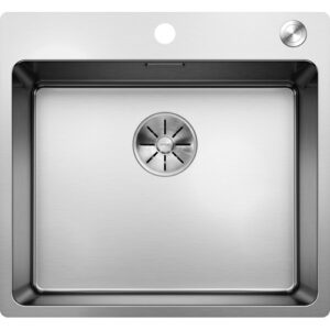 1519556 Lavello sopratop e filotop inox con fascia miscelatore 530x490mm ANDANO 500-IF/A BLANCO