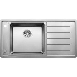 1521012 Lavello sopratop e filotop inox con fascia miscelatore 976x476 mm ANDANO XL 6 S-IF Vasca Sx BLANCO