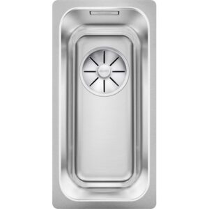 1526113 Lavello sottotop con scarico e inFino e troppopieno rettangolare 180x400mm SOLIS 180-U BLANCO - immagine 1