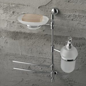 1568-C Colonna attrezzata con accessori orientabili RIVIERA TL BATH - immagine 1