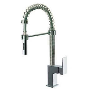 164520 Miscelatore lavello con molla e doccetta 2 getti EURORAMA