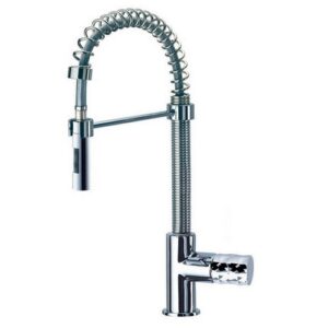 168520 Miscelatore lavello con molla e doccetta 2 getti EURORAMA