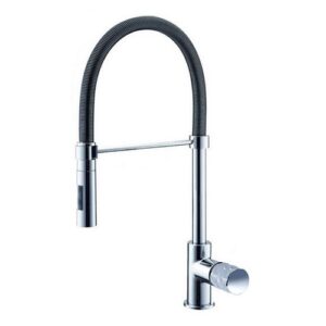 168527B Miscelatore lavello  con molla e doccetta 2 getti cromo EURORAMA