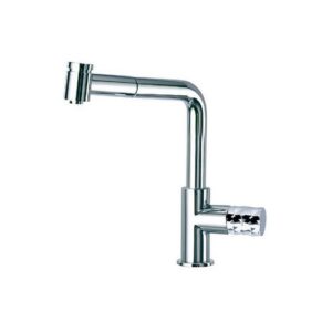 168609 Miscelatore lavello con bocca girevole e doccetta estraibile EURORAMA