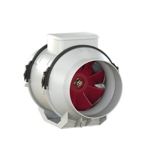 17179 Aspiratore elicocentrifugo in tecnopolimero resistente al fuoco per installazione in-line Ø 150 mm. Motore EC basso consumo LINEO 150 ES  VORTICE