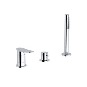 173245SB Bordo vasca con deviatore 2 uscite e doccetta estraibile EURORAMA