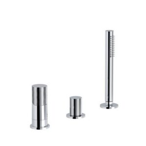 178245SB Set 3 fori Bordo vasca con deviatore 2 uscite e doccetta estraibile EURORAMA