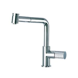 178609 Miscelatore lavello con bocca girevole e doccetta estraibile  EURORAMA