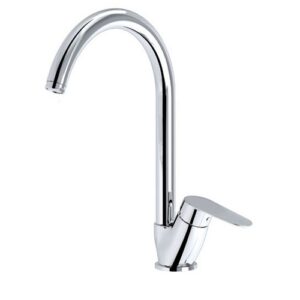 180515B Miscelatore lavello con basetta in metallo con bocca girevole EURORAMA - immagine 1