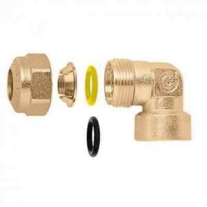 905840 Raccordo curvo femmina 1/2" F - Ø 10 CALEFFI - immagine 1