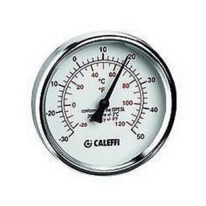 687010  Termometro per raffrescamento, attacco posteriore 1/2"  CALEFFI