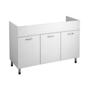 21201 Mobile sottolavello per lavello ceramica tre ante 120x50xh82,5 BIANCO COLAVENE
