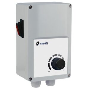 21923 Regolatore di velocità elettronico con filtro EMC, interruttore e potenziometro, per il controllo di ventilatori monofase IREM-EMC 5 VORTICE