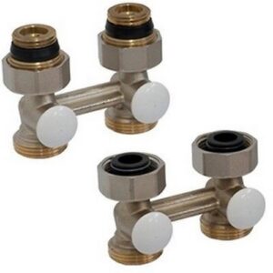 R387L Valvola per piastre convettrici R387LX002 3/4"F x 3/4"E GIACOMINI - immagine 1