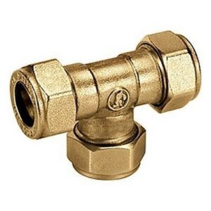 318 Raccordo a T per tubi in rame 318Y014 28 x 28 x 28 GIACOMINI - immagine 1
