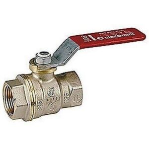 R910 Valvola con attacchi F-F maniglia a leva R910X027 1 1/2" GIACOMINI