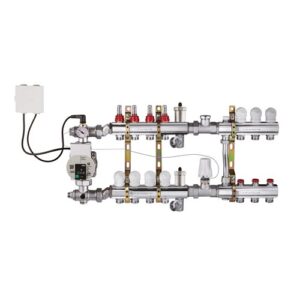 229TT-06-023 Gruppo di regolazione impianto radiante 3 att by-pass 1"x 2+3 vie TE-SA - immagine 1