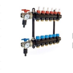 2300-25000011 Collettore Monoblocco In Poliammide 1" 11+11 Vie S.R. - immagine 1