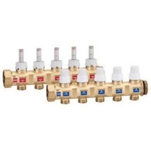 668745S1 Coppia collettori 1 1/4" F x4 3/4" M CALEFFI - immagine 1