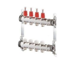 2347-2500G004 Collettore Inox Con Misuratori Di PortataPortata 1"X 3/4" Eurokonus 4 Vie +1 Via Libera S.R.