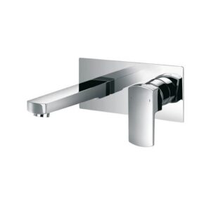 2403.5 KAMA MISCELATORE LAVABO INCASSO A PARETE OTTONE VSA - immagine 1