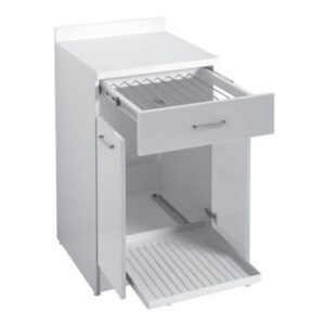 24610B Mobile bagno base con stendino estraibile 60x60xh86 BIANCO COLAVENE