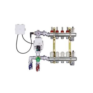 248TTIN-06-06 Gruppo di regolazione con mix termostatico 1"x 6 vie TE-SA - immagine 1