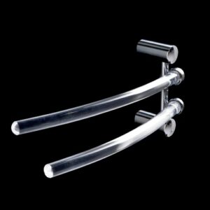 2519-C Porta salviette doppio orientabile GARDENIA TL BATH - immagine 1