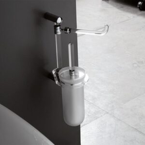 2526-C Portascopino e portarotolo a parete GARDENIA TL BATH - immagine 1