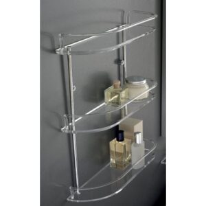 2543-C Scaffale 3 piani con ringhiere GARDENIA TL BATH