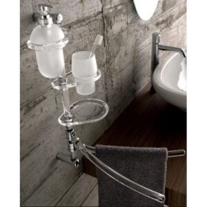 2558-C Colonna cromata attrezzata GARDENIA TL BATH - immagine 1