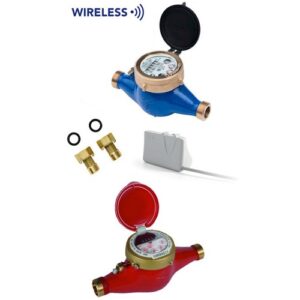 2579.06.50 Kit contatore Acqua Calda Sanitaria ACS alte portate - wireless 1" RBM