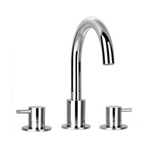 2719.3 CANADIAN MISCELATORE VASCA/DOCCIA A 3 FORI MONTATO A BORDO VASCA OTTONE VSA - immagine 1